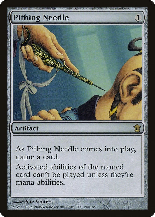 Image for Pithing Needle (158) (Saviors of Kamigawa) - Magic: The Gathering