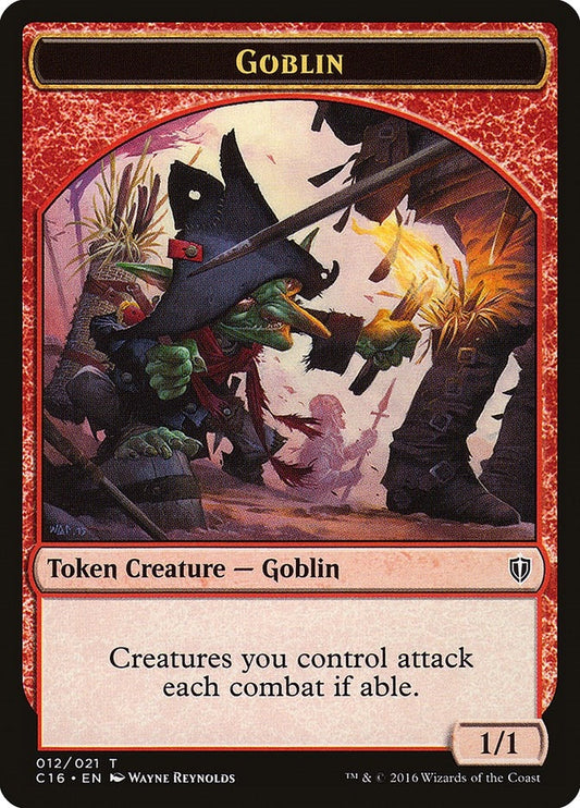 Image for Goblin // Zombie Double-Sided Token (12 // 11) (Commander 2016) - Magic: The Gathering