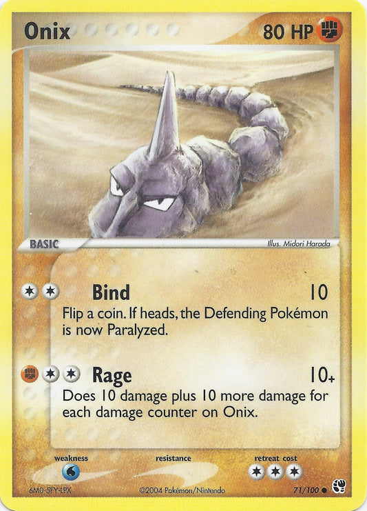 Image for Onix (71) (EX Battle Stadium) - Pokemon