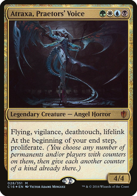 Image for Atraxa, Praetors' Voice (Commander 2016) (28) (Oversize Cards) - Magic: The Gathering