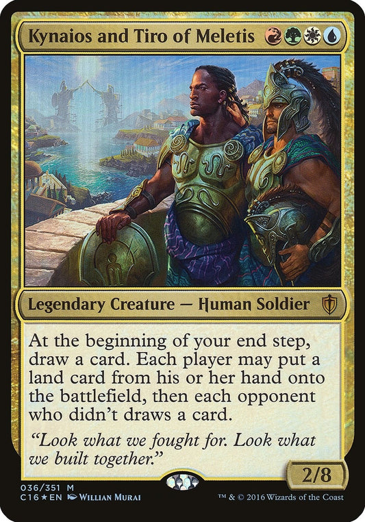 Image for Kynaios and Tiro of Meletis (Commander 2016) (36) (Oversize Cards) - Magic: The Gathering