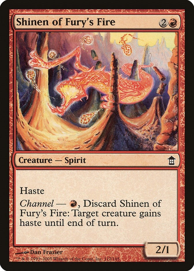 Image for Shinen of Fury's Fire (112) (Saviors of Kamigawa) - Magic: The Gathering