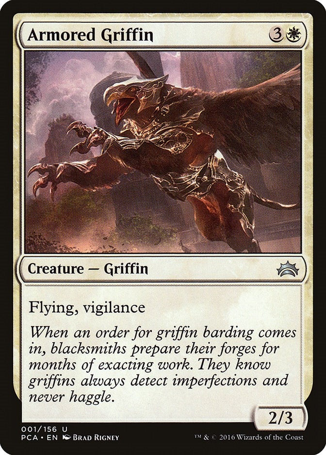 Image for Armored Griffin (1) (Planechase Anthology) - Magic: The Gathering
