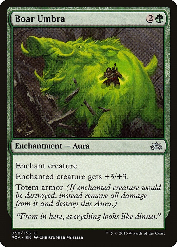 Image for Boar Umbra (58) (Planechase Anthology) - Magic: The Gathering