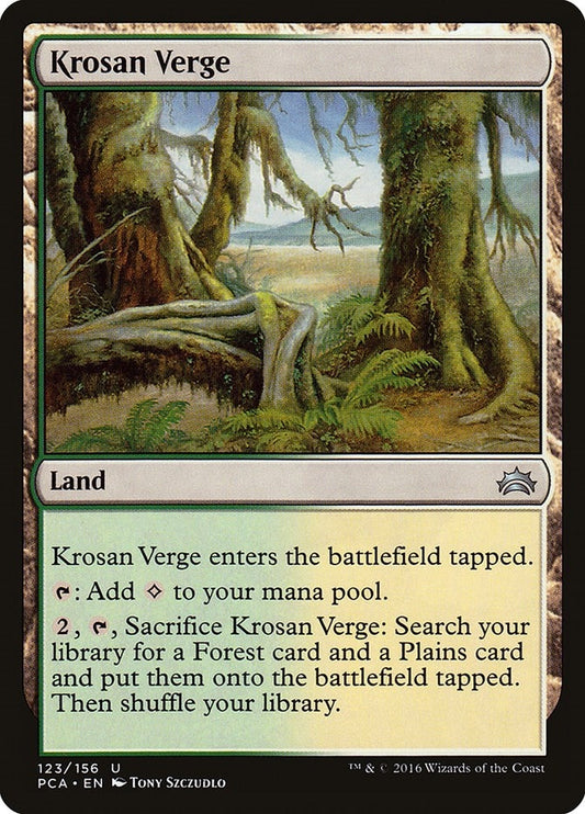 Image for Krosan Verge (123) (Planechase Anthology) - Magic: The Gathering