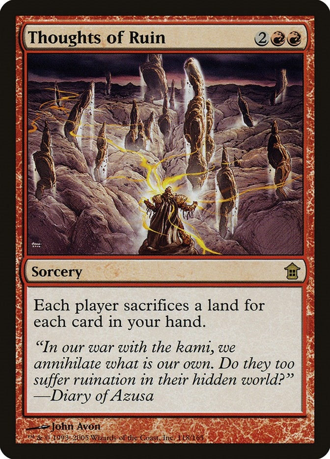 Image for Thoughts of Ruin (118) (Saviors of Kamigawa) - Magic: The Gathering