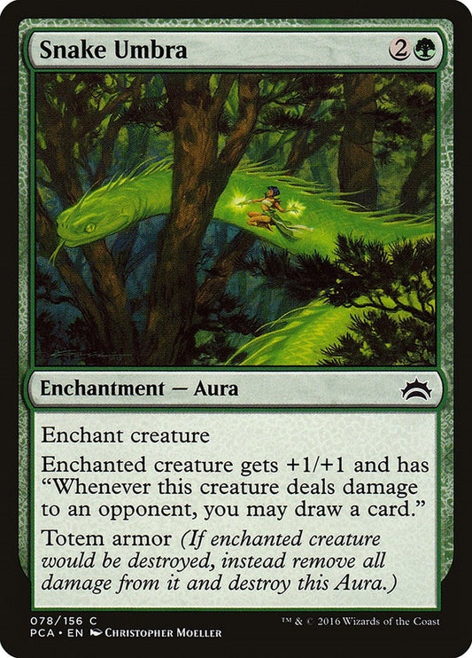 Image for Snake Umbra (78) (Planechase Anthology) - Magic: The Gathering