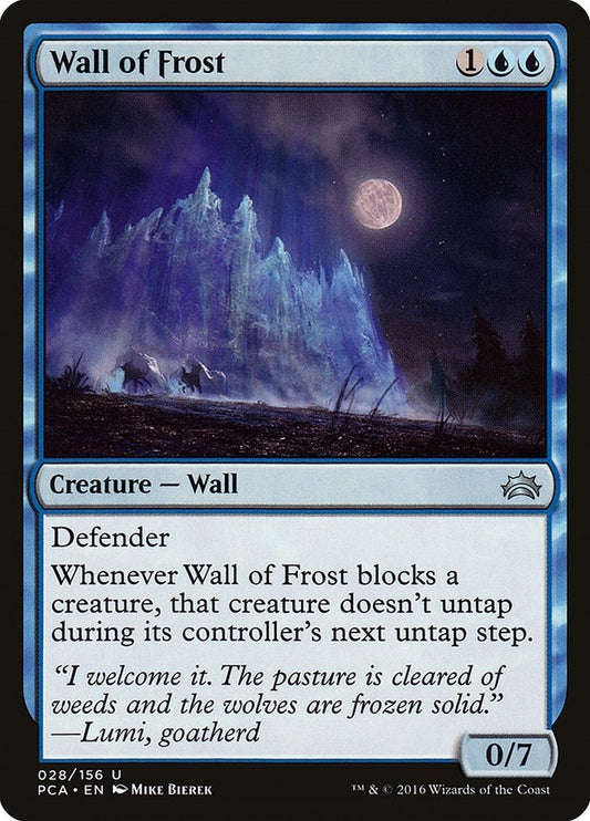 Image for Wall of Frost (28) (Planechase Anthology) - Magic: The Gathering