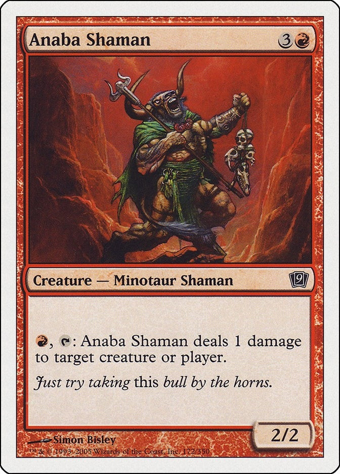 Image for Anaba Shaman (172) (9th Edition) - Magic: The Gathering