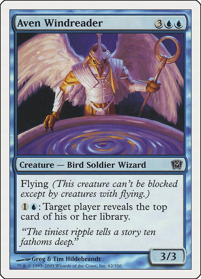 Image for Aven Windreader (62) (9th Edition) - Magic: The Gathering