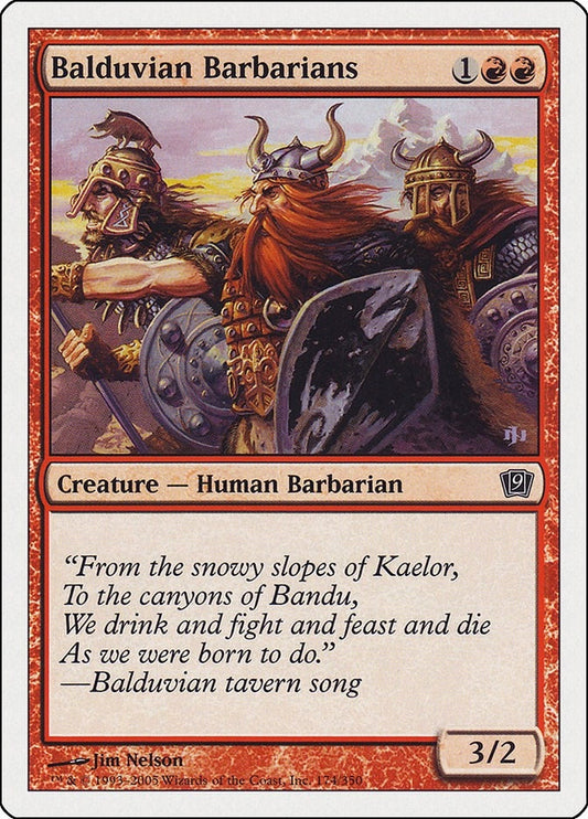 Image for Balduvian Barbarians (174) (9th Edition) - Magic: The Gathering