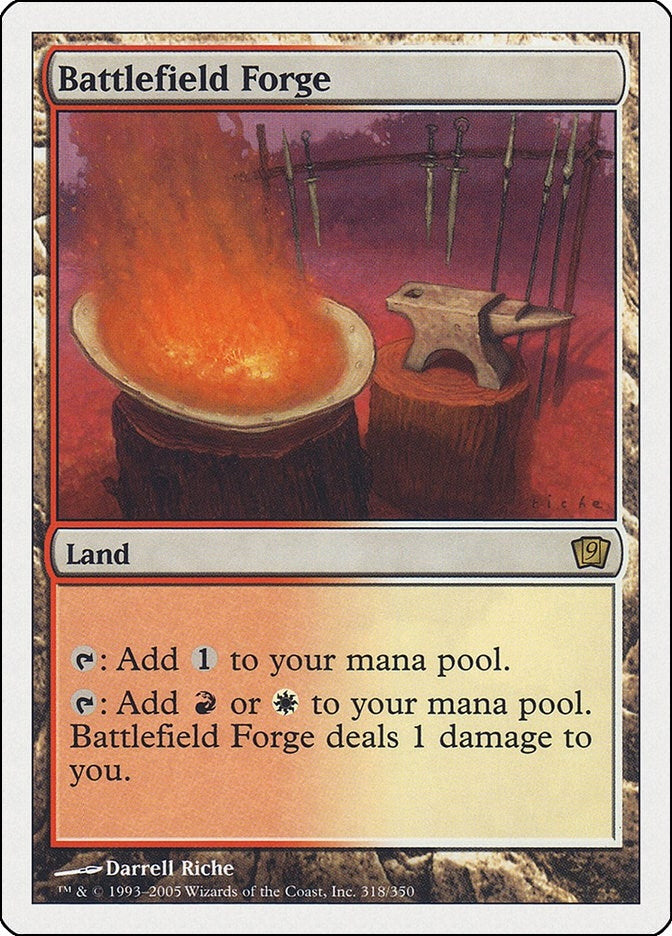 Image for Battlefield Forge (318) (9th Edition) - Magic: The Gathering