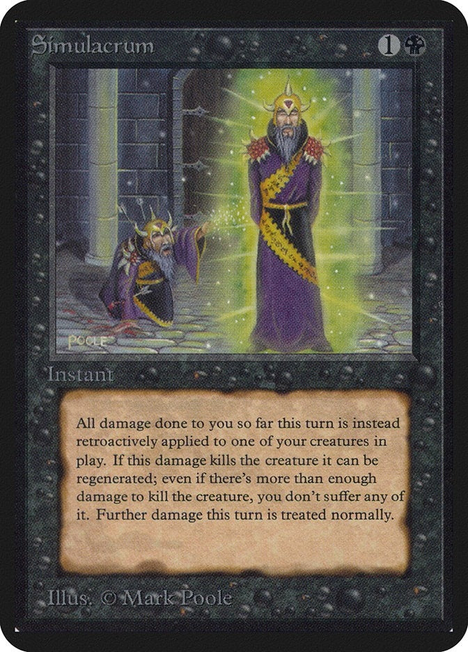 Image for Simulacrum (Alpha Edition) - Magic: The Gathering