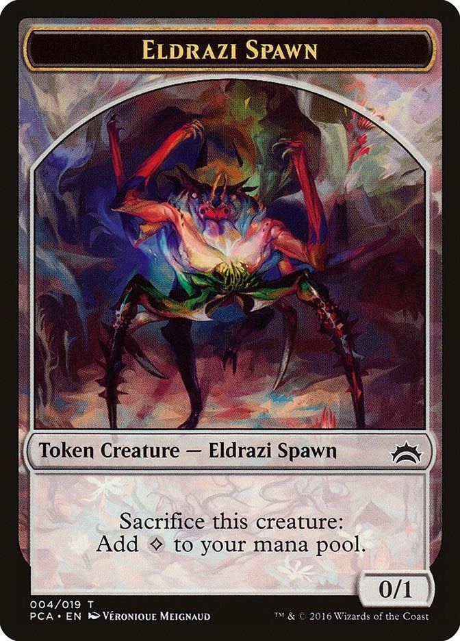 Image for Eldrazi Spawn (004) // Eldrazi Double-Sided Token (4 // 1) (Planechase Anthology) - Magic: The Gathering