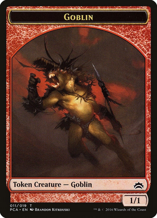Image for Goblin // Boar Double-Sided Token (11 // 14) (Planechase Anthology) - Magic: The Gathering