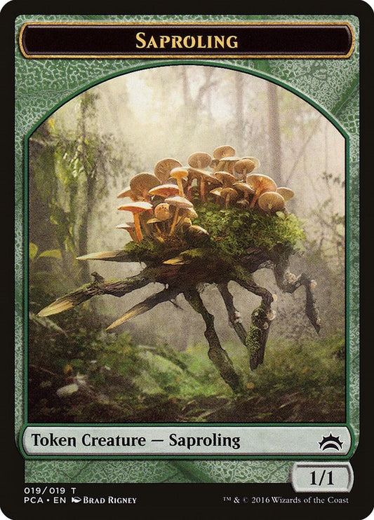 Image for Saproling // Goblin Double-Sided Token (19 // 11) (Planechase Anthology) - Magic: The Gathering