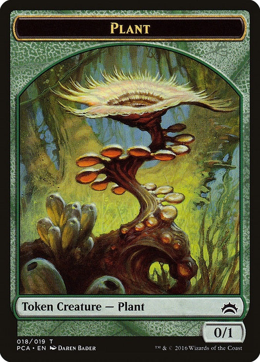 Image for Plant // Ooze Double-Sided Token (18 // 16) (Planechase Anthology) - Magic: The Gathering