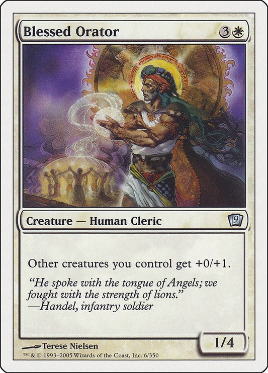Image for Blessed Orator (6) (9th Edition) - Magic: The Gathering