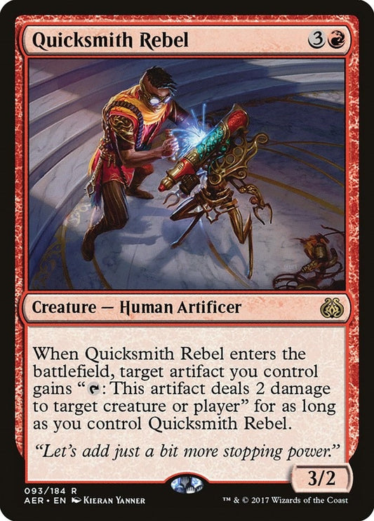 Image for Quicksmith Rebel (93) (Aether Revolt) - Magic: The Gathering