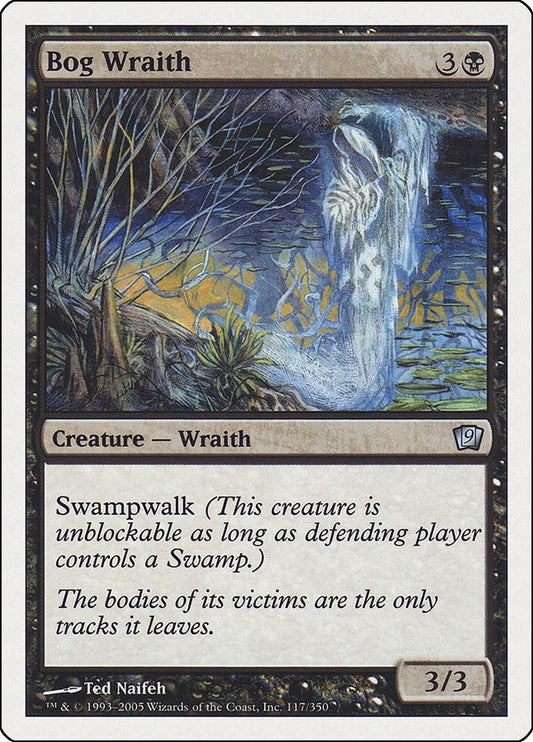 Image for Bog Wraith (117) (9th Edition) - Magic: The Gathering