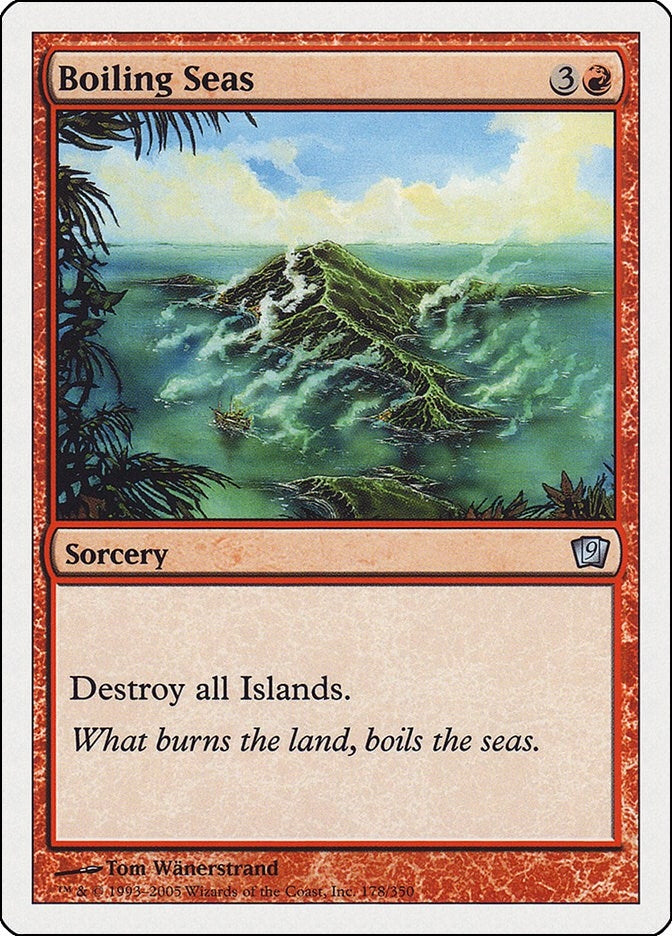 Image for Boiling Seas (178) (9th Edition) - Magic: The Gathering
