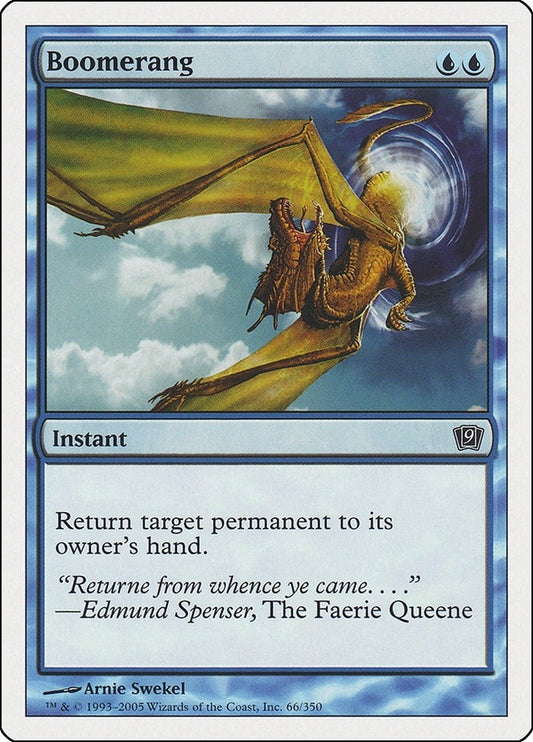 Image for Boomerang (66) (9th Edition) - Magic: The Gathering