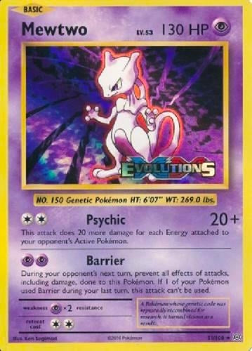 Image for Mewtwo (XY Evolutions Prerelease) (51/108) (XY Promos) - Pokemon