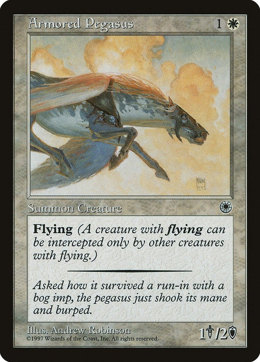 Image for Armored Pegasus (Reminder Text) (Portal) - Magic: The Gathering