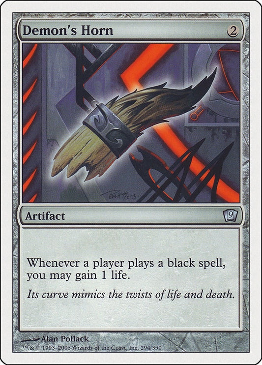 Image for Demon's Horn (294) (9th Edition) - Magic: The Gathering