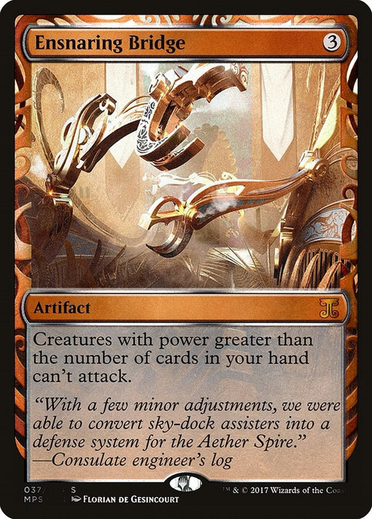 Image for Ensnaring Bridge (37) (Masterpiece Series: Kaladesh Inventions) - Magic: The Gathering