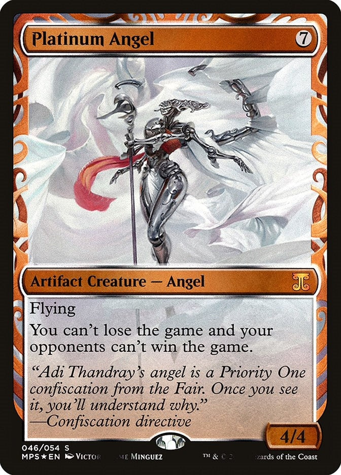 Image for Platinum Angel (46) (Masterpiece Series: Kaladesh Inventions) - Magic: The Gathering