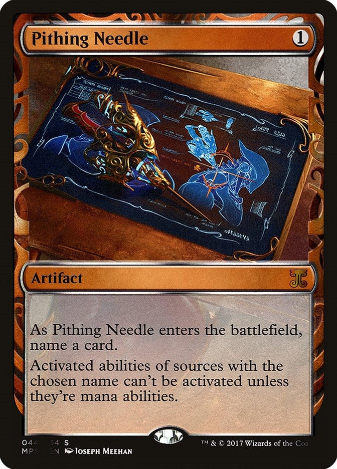 Image for Pithing Needle (44) (Masterpiece Series: Kaladesh Inventions) - Magic: The Gathering