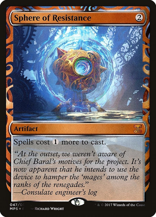 Image for Sphere of Resistance (47) (Masterpiece Series: Kaladesh Inventions) - Magic: The Gathering