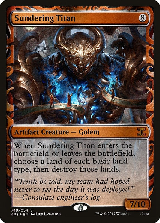Image for Sundering Titan (49) (Masterpiece Series: Kaladesh Inventions) - Magic: The Gathering