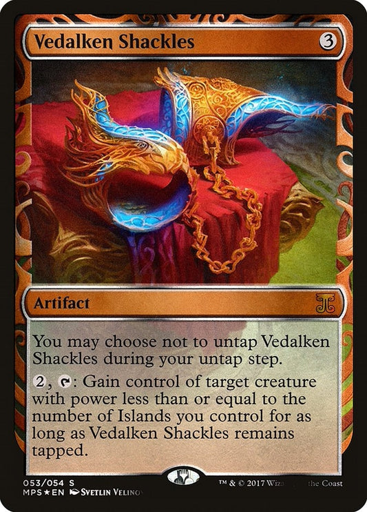 Image for Vedalken Shackles (53) (Masterpiece Series: Kaladesh Inventions) - Magic: The Gathering