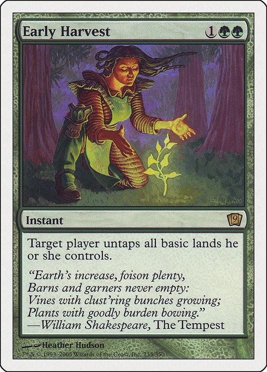 Image for Early Harvest (235) (9th Edition) - Magic: The Gathering