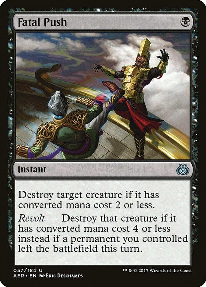 Image for Fatal Push (57) (Aether Revolt) - Magic: The Gathering