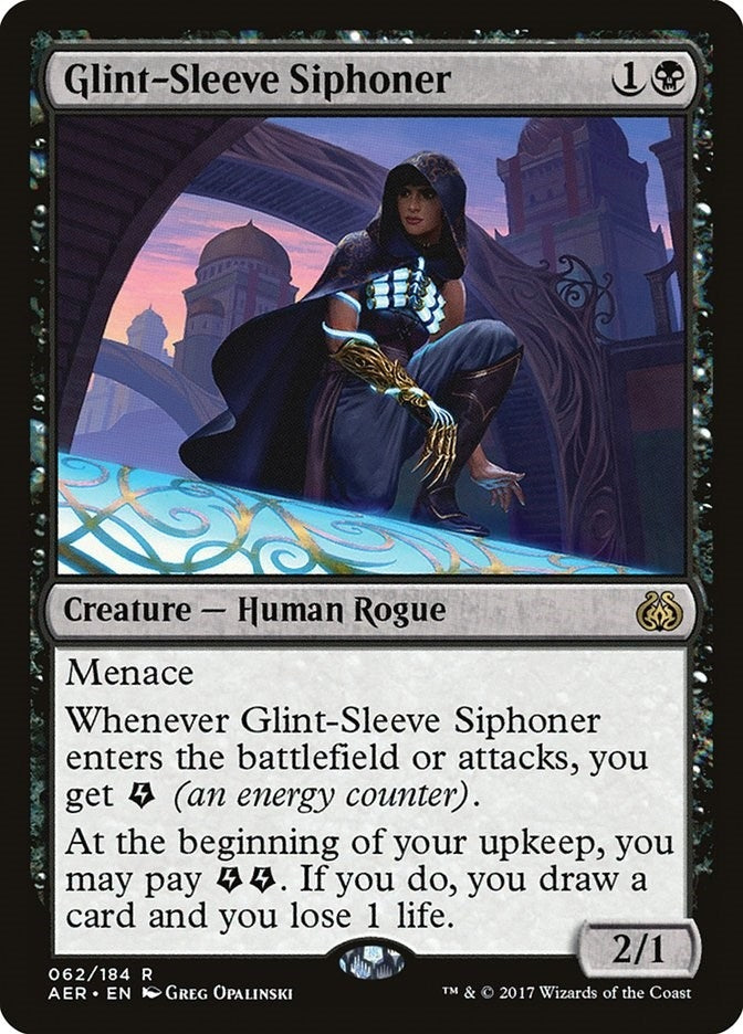 Image for Glint-Sleeve Siphoner (62) (Aether Revolt) - Magic: The Gathering