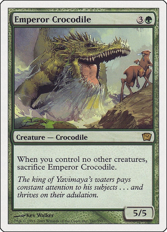 Image for Emperor Crocodile (241) (9th Edition) - Magic: The Gathering