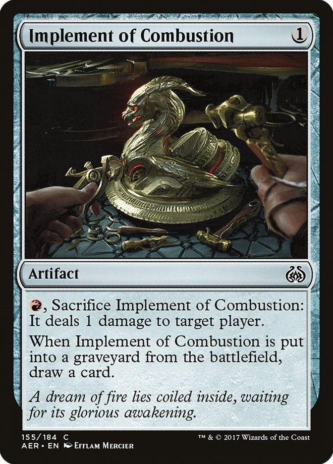 Image for Implement of Combustion (155) (Aether Revolt) - Magic: The Gathering