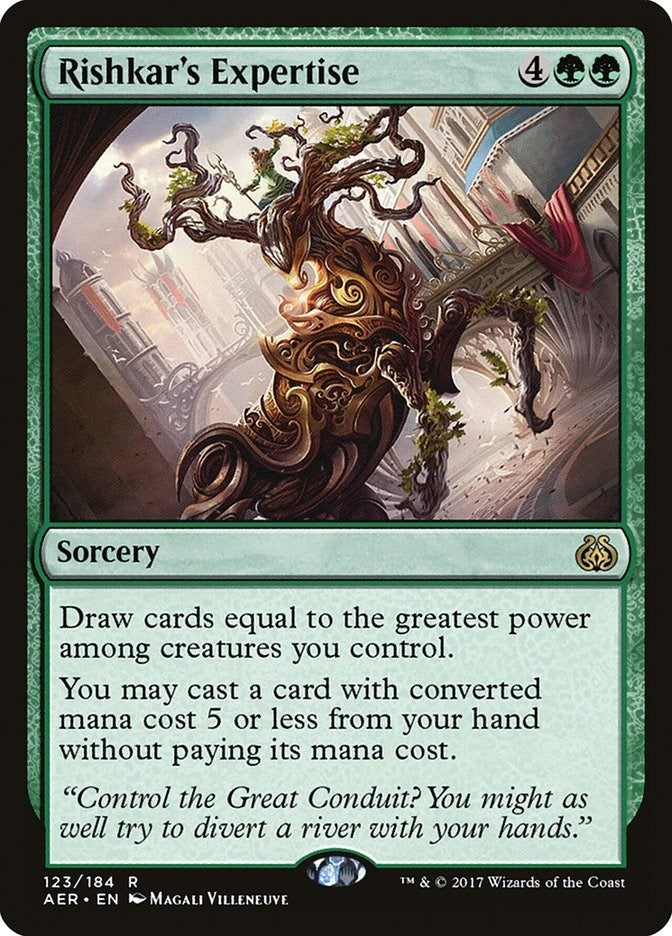 Image for Rishkar's Expertise (123) (Aether Revolt) - Magic: The Gathering