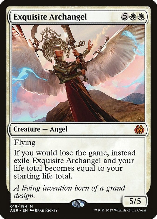 Image for Exquisite Archangel (18) (Aether Revolt) - Magic: The Gathering