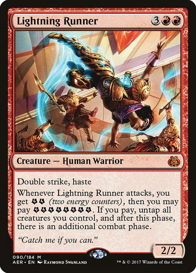 Image for Lightning Runner (90) (Aether Revolt) - Magic: The Gathering