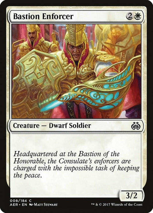 Image for Bastion Enforcer (8) (Aether Revolt) - Magic: The Gathering
