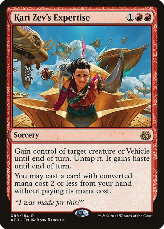 Image for Kari Zev's Expertise (88) (Aether Revolt) - Magic: The Gathering
