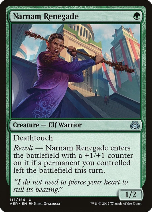 Image for Narnam Renegade (117) (Aether Revolt) - Magic: The Gathering