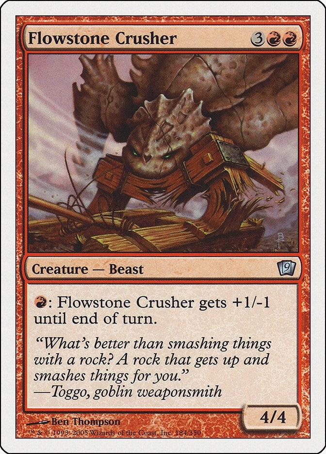 Image for Flowstone Crusher (184) (9th Edition) - Magic: The Gathering