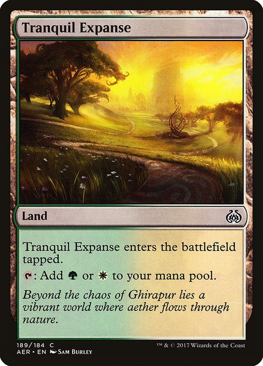 Image for Tranquil Expanse (189) (Aether Revolt) - Magic: The Gathering