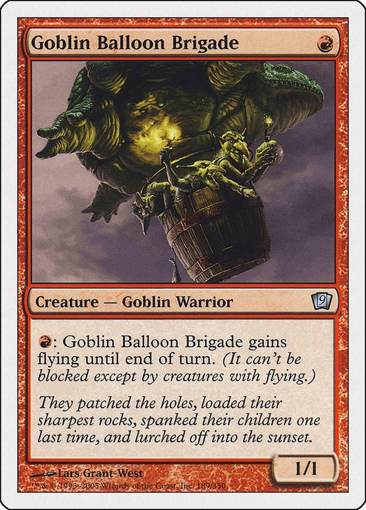 Image for Goblin Balloon Brigade (189) (9th Edition) - Magic: The Gathering