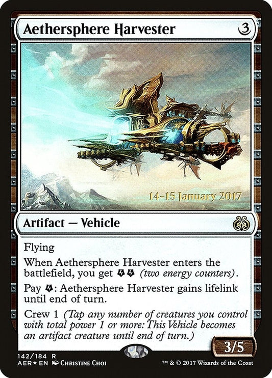 Image for Aethersphere Harvester (142) (Prerelease Cards) - Magic: The Gathering
